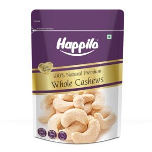 Happilo Premium Natural Whole Cashews 1 Kg Value Pack | Dry Fruits, Kaju, Healthy Snacks | Unsalted Cashew Nuts | Crunchy, Nutritious & Delicious Nuts | Rich in Protein, Magnesium & Phosphorus