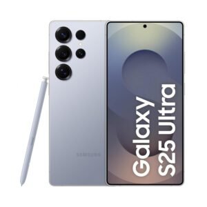 (Refurbished) Samsung Galaxy S25 Ultra 5G AI Smartphone (Titanium Silverblue, 12GB RAM, 256GB Storage), 200MP Camera, S Pen Included, Long Battery Life