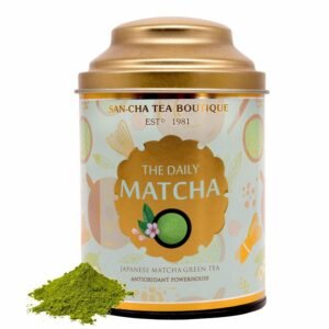 Sancha Tea Boutique Daily Matcha Green Tea Powder | Premium Grade from Shizuoka Japan | Antioxidant-Rich Superfood | 50g Fine Green Tea Powder for Lattes & Smoothies