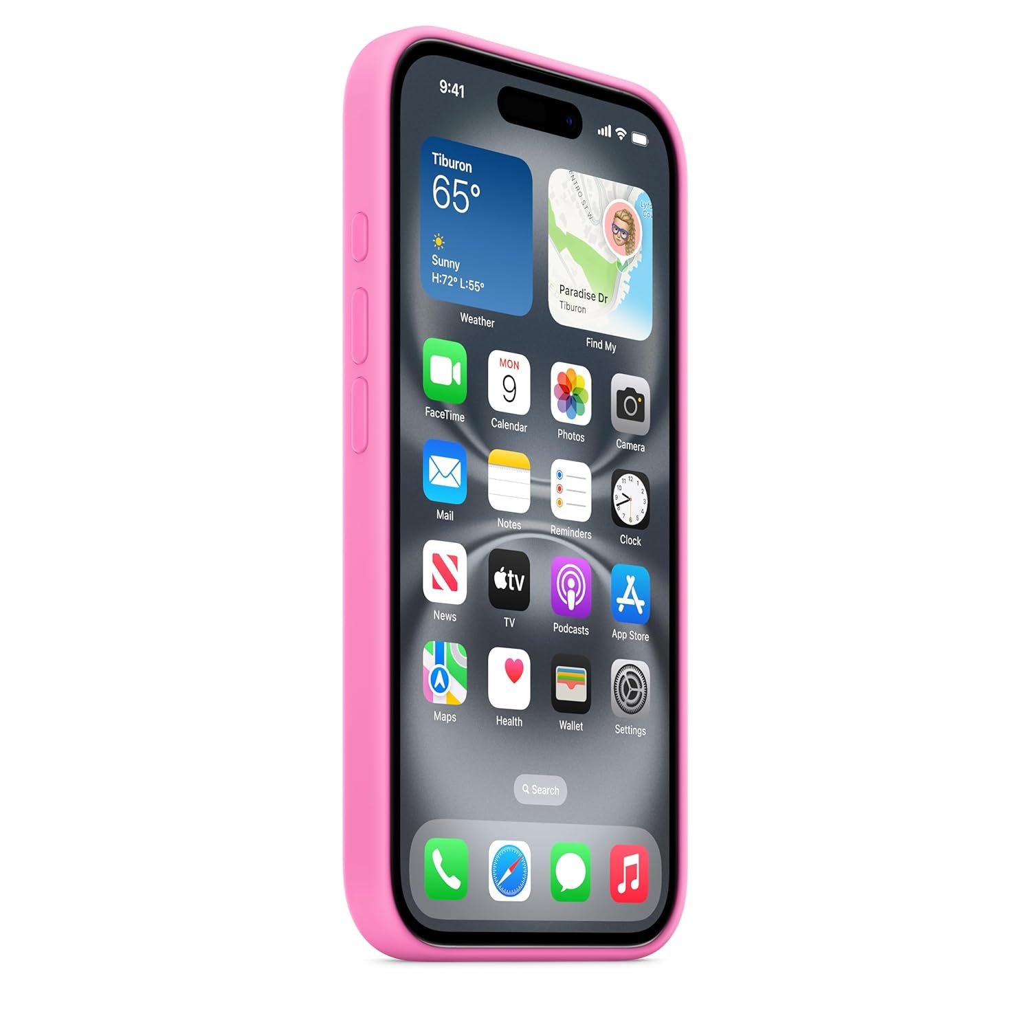 71xht29oxkl. sl1500 Apple iPhone 16 Silicone Case with MagSafe – Peony 