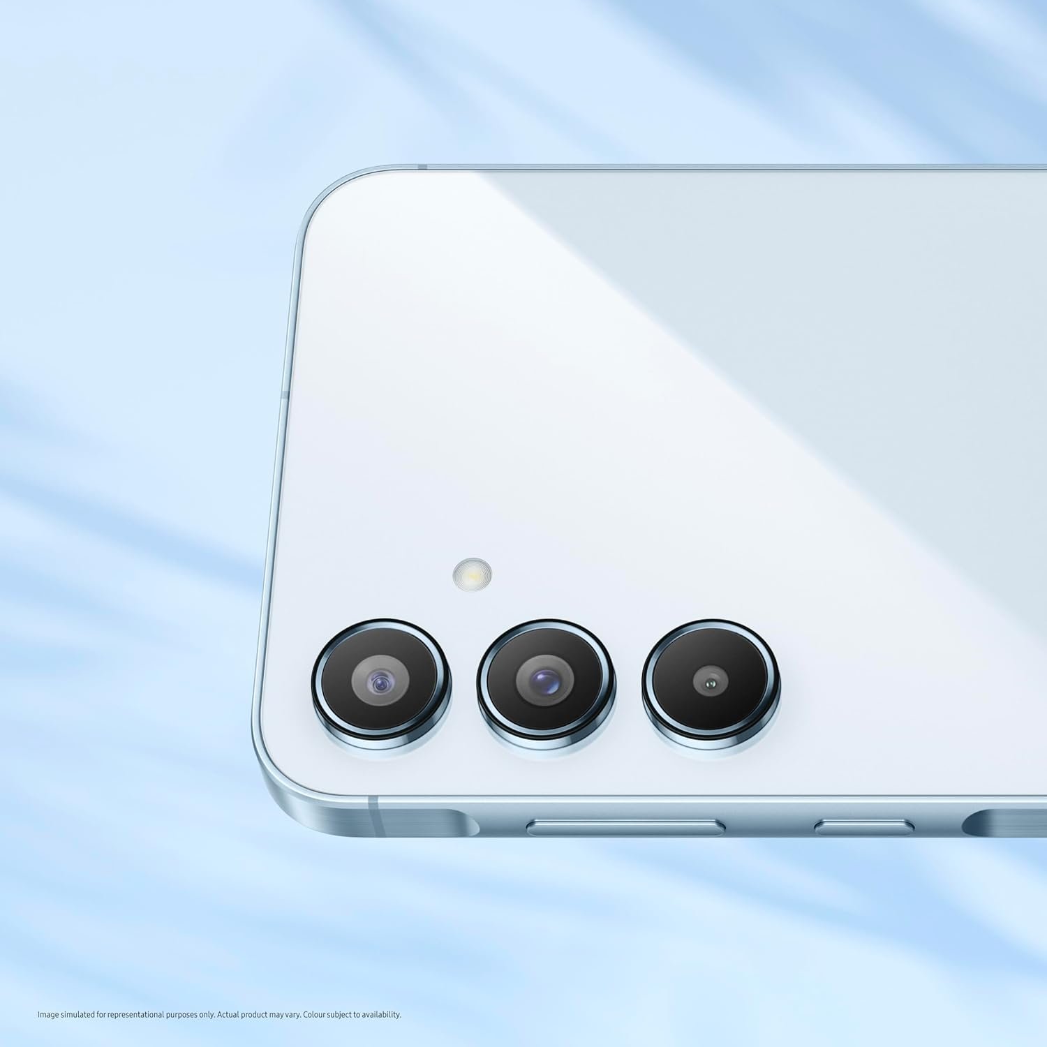 71ypprzymkl. sl1500 1767644941 6054 Samsung Galaxy A55 5G (Awesome Iceblue, 8GB RAM, 128GB Storage) | AI | Metal Frame | 50 MP Main Camera (OIS) | Super HDR Video| Nightography | IP67 | Corning Gorilla Glass Victus+ | sAMOLED Display