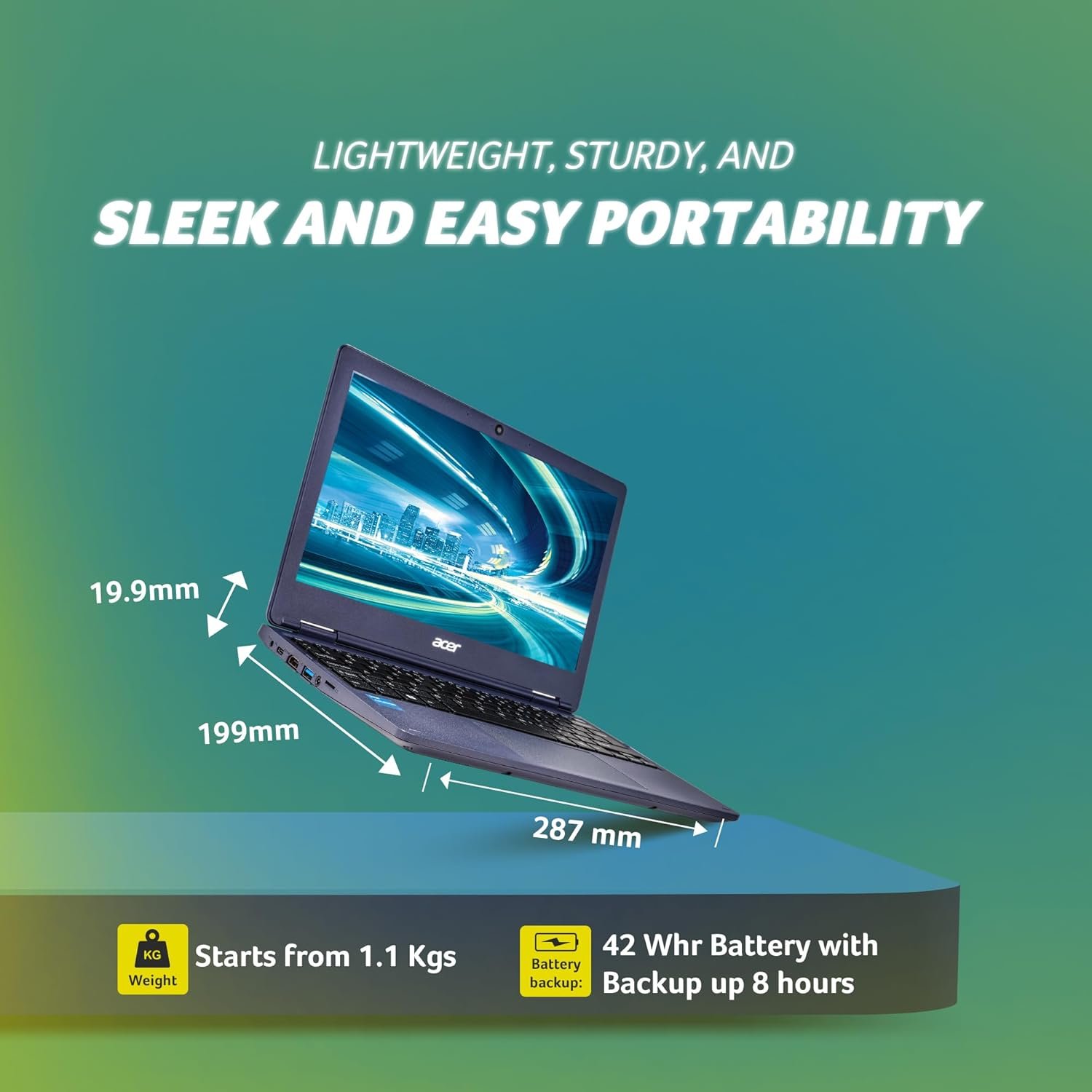 71z2gzxrl. sl1500 acer One 11, Intel Celeron N4500, 8 GB RAM, 256 GB SSD, Anti Glare HD 11.6/29.64 cm, Windows 11 Home, Deep Blue, 1.1 KG, Z8-284 Laptop