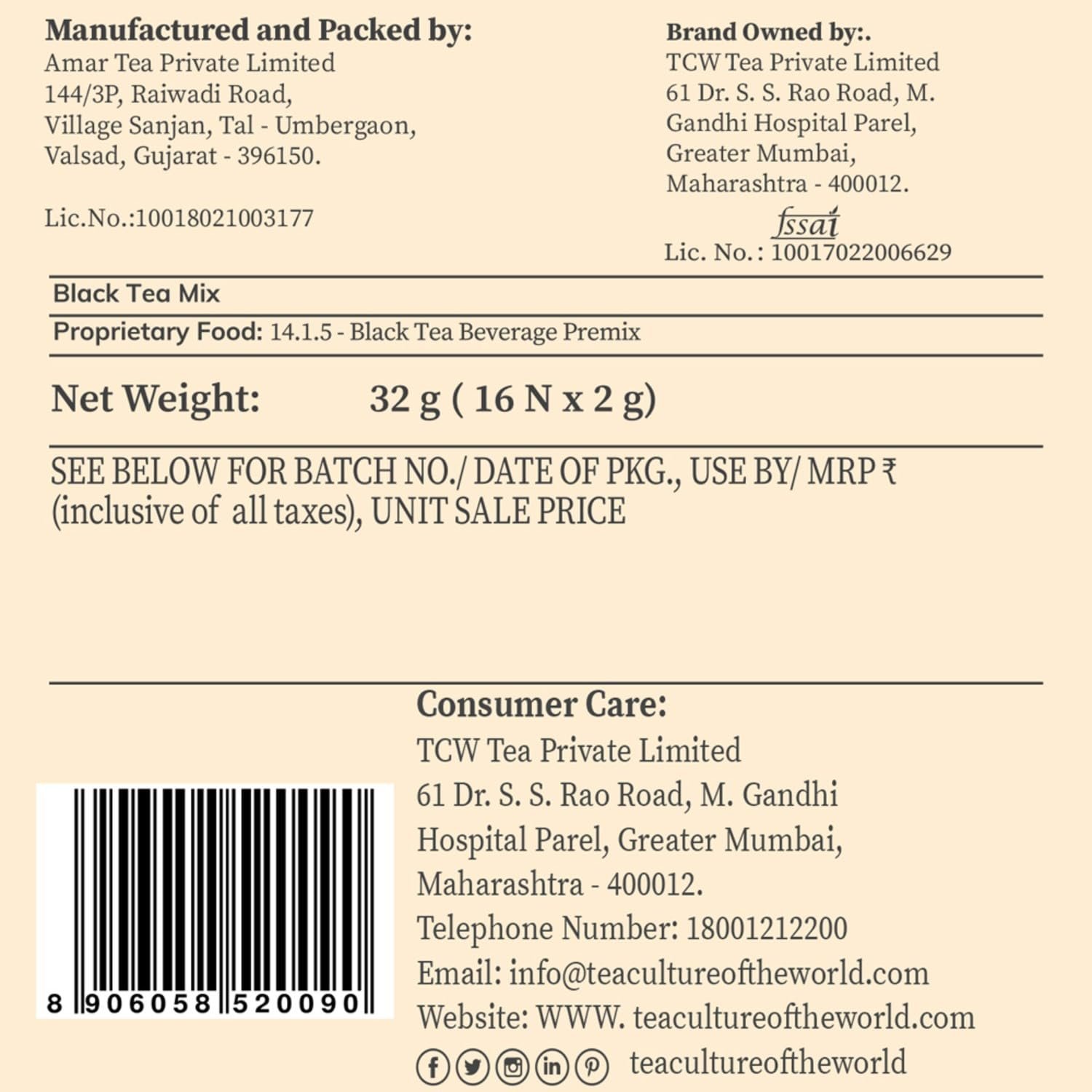 71bga9kyu8l. sl1500 Tea Culture of The World Classic Masala Chai | Masala Tea Bags Enriched with Assam Black Tea Leaf, Cinnamon, Clove, Pepper, Ginger, Tulsi | Morning Tea, 16 Count