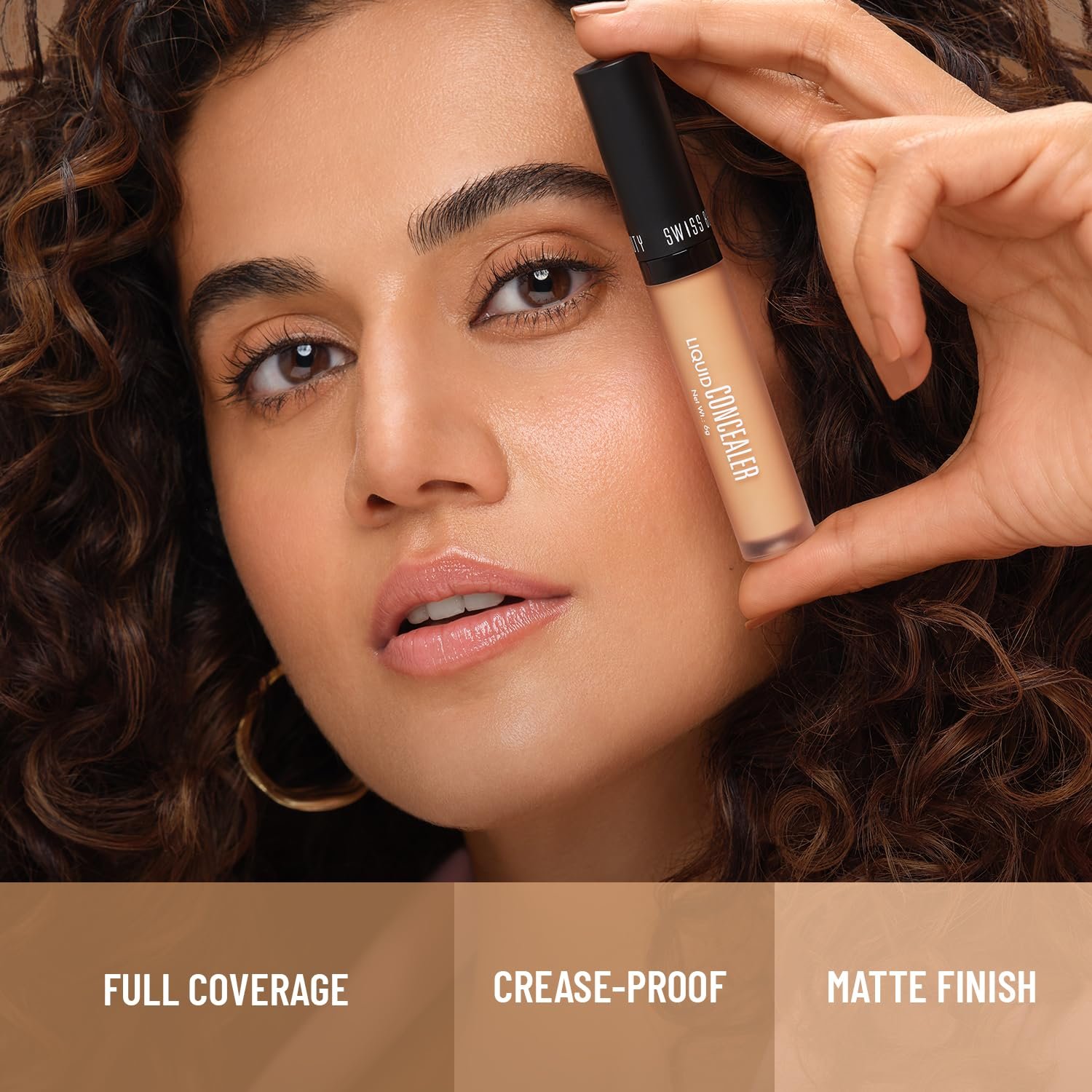 71bghbfbml. sl1500 Swiss Beauty Liquid Light Weight Concealer With Full Coverage |Easily Blendable Concealer For Face Makeup With Matte Finish | Shade- 02 Sand Sable, 6g