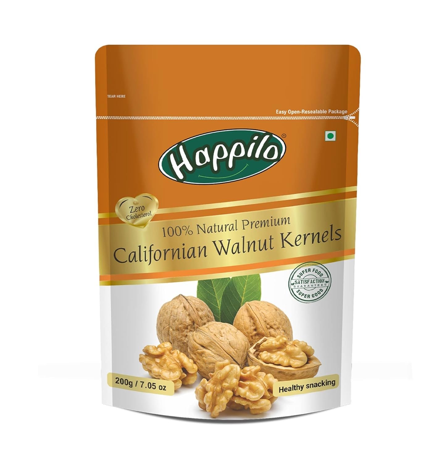 71ez9vx2r4l. sl1500 Happilo 100% Natural Premium Whole Cashews Value Pack Pouch, 500 g & Premium 100% Natural Californian Walnut Kernels,Dried,200g