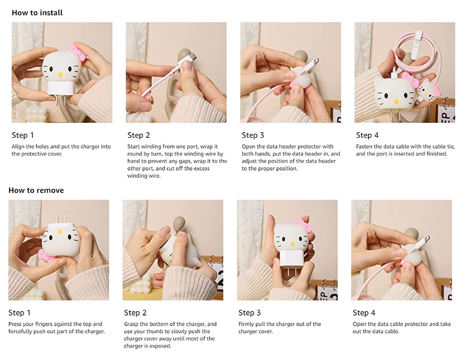 71fnsa5tcal. sl1500 VEROX Cute 3D Style Compatible with iPhone Charger Case Cover Protector Cartoon Style 18W and 20W Adapter Cover- Minion