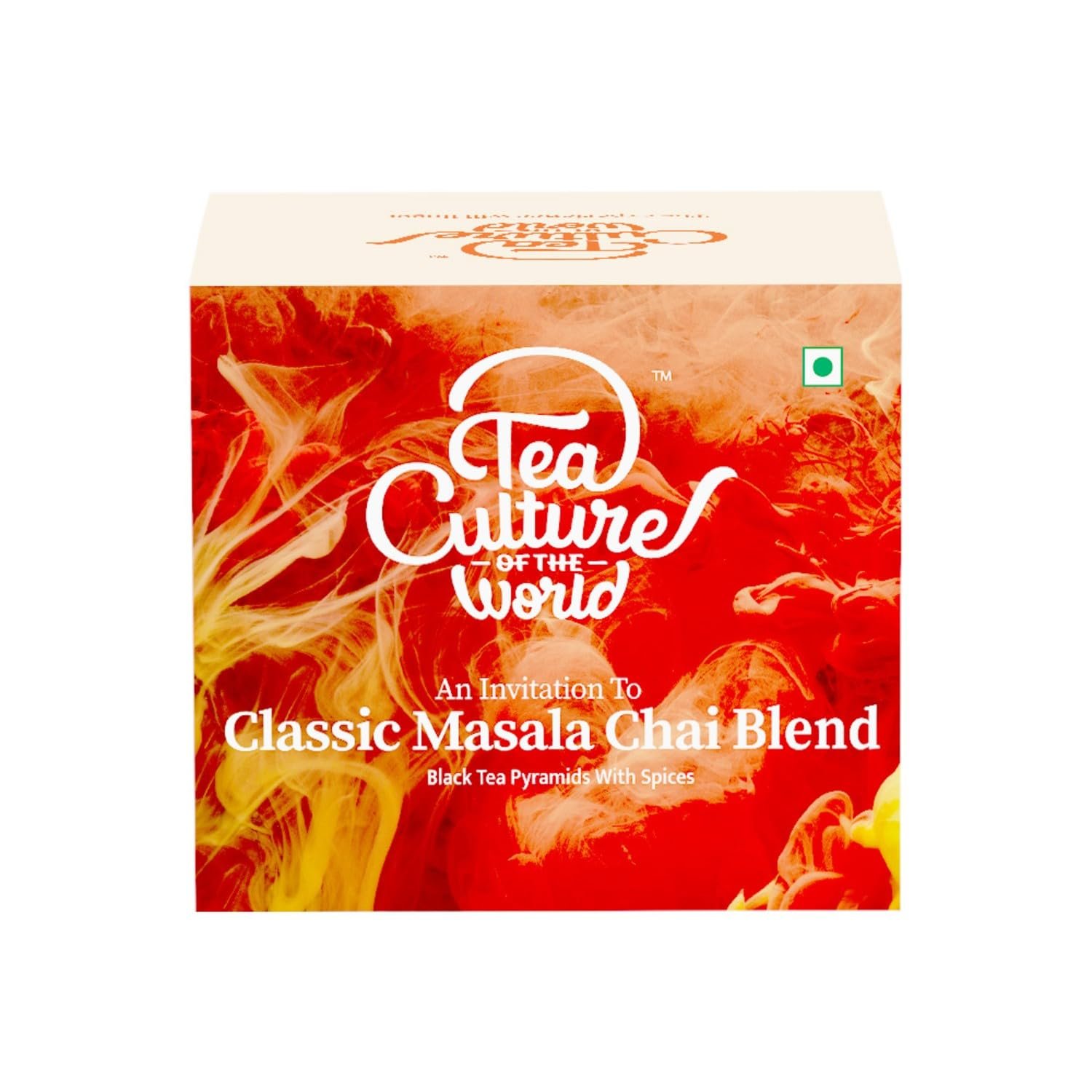 Tea Culture of The World Classic Masala Chai | Masala Tea Bags Enriched with Assam Black Tea Leaf, Cinnamon, Clove, Pepper, Ginger, Tulsi | Morning Tea, 16 Count Tea Culture of The World Classic Masala Chai | Masala Tea Bags Enriched with Assam Black Tea Leaf, Cinnamon, Clove, Pepper, Ginger, Tulsi | Morning Tea, 16 Count