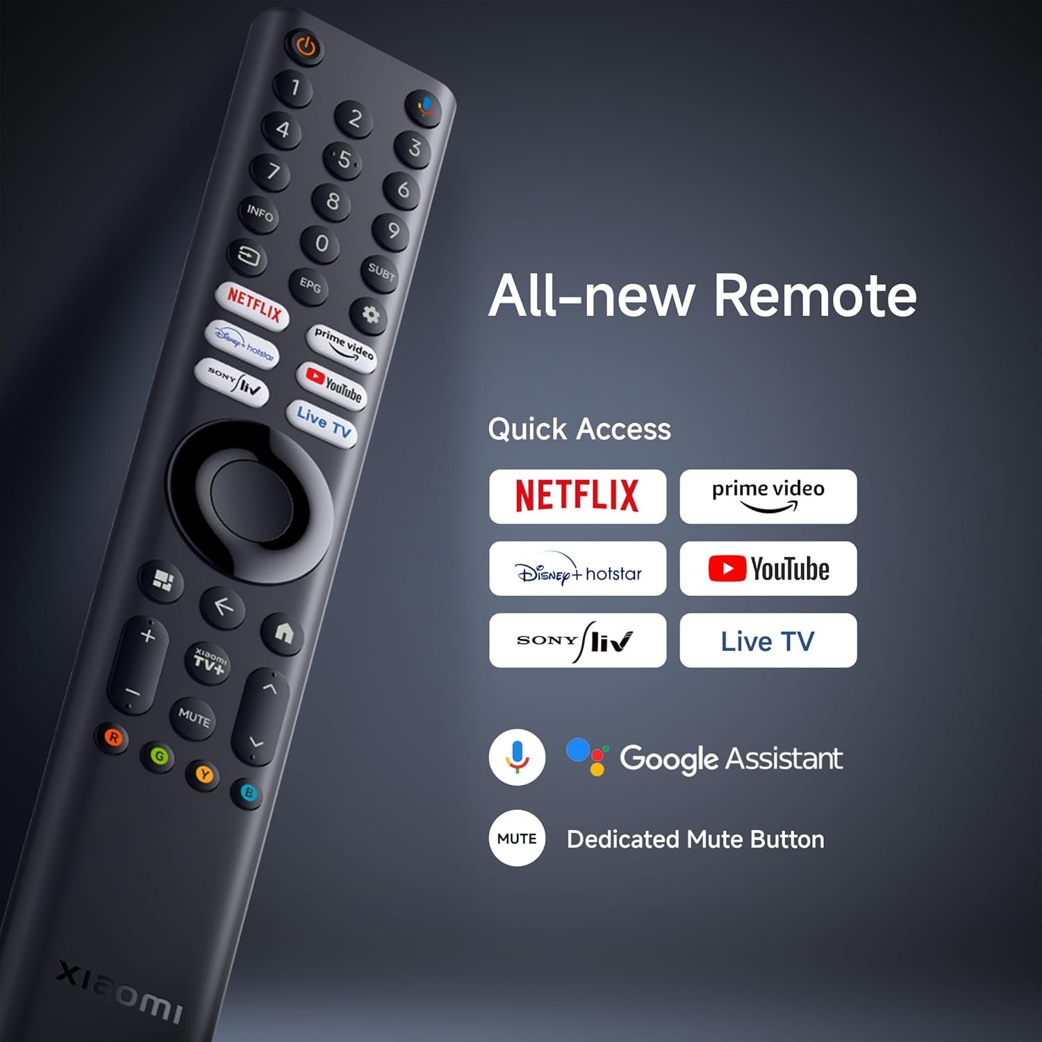 71vgdlf5hwl. sl1500 Xiaomi 138 cm (55 inch) X Ultra HD 4K Smart Google LED TV L55MB-AIN