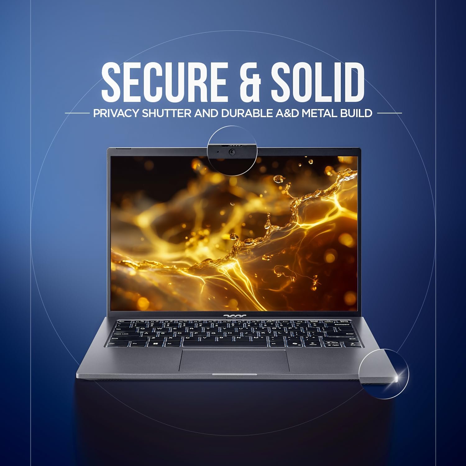 71xrvbk9jpl. sl1500 acer Aspire Go 14, Intel Core Ultra 5 125H (14th Gen),16GB DDR5 RAM/512GB SSD, WUXGA IPS, 14.0/35.56 cm, Win 11, MS Office, Steel Gray, 1.5 kg, AG14-71M,Backlit Keyboard, AI Powered Premium Laptop