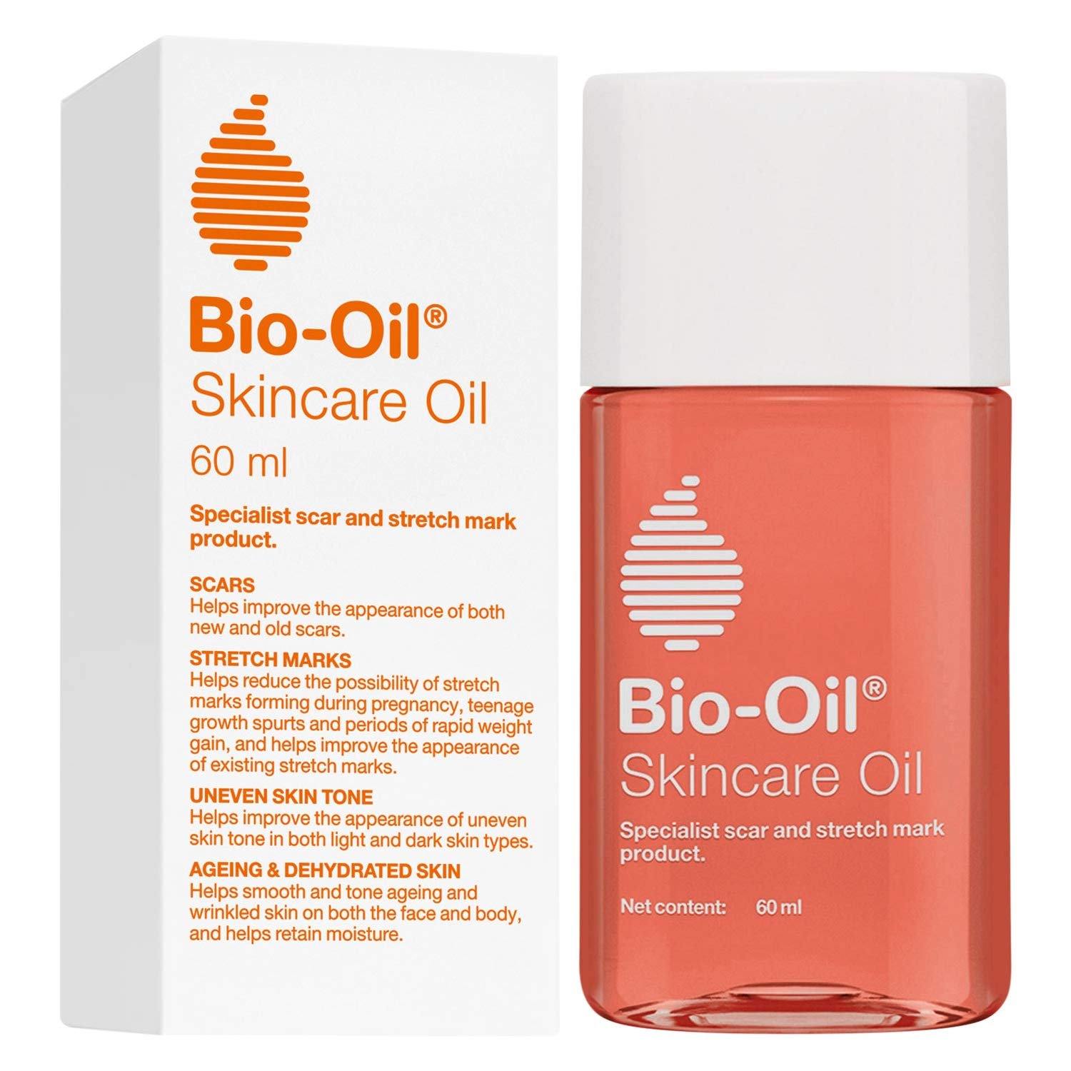 Bio-Oil 60 ml (Specialist Skin Care Oil - Scars, Stretch Mark, Ageing, Uneven Skin Tone), white,803690 Bio-Oil 60 ml (Specialist Skin Care Oil - Scars, Stretch Mark, Ageing, Uneven Skin Tone), white,803690