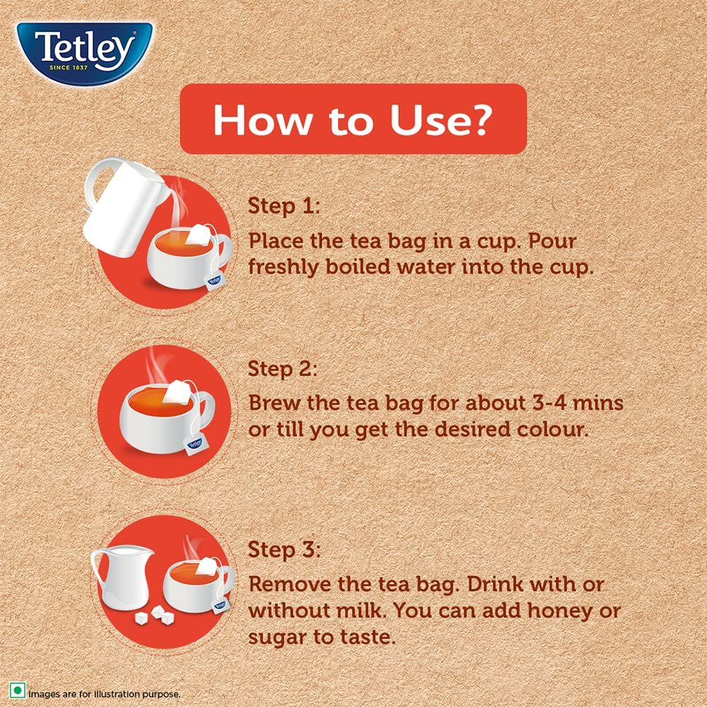 81 o sdq8l. sl1000 Tetley | English Breakfast Tea | Black Tea |50 Tea Bags