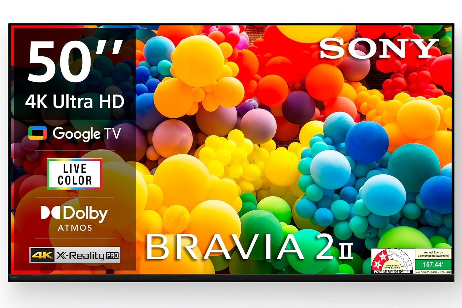 Sony 126 cm (50 inches) BRAVIA 2M2 Series 4K Ultra HD Smart LED Google TV K-50S22M2 Sony 126 cm (50 inches) BRAVIA 2M2 Series 4K Ultra HD Smart LED Google TV K-50S22M2