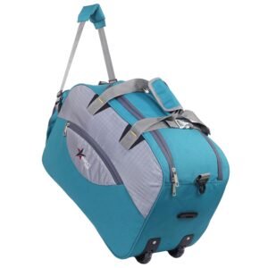 PERFECT STAR 65L Travel Duffle Bag for Men & Women | Lightweight Luggage Bags | Foldable Trolley
