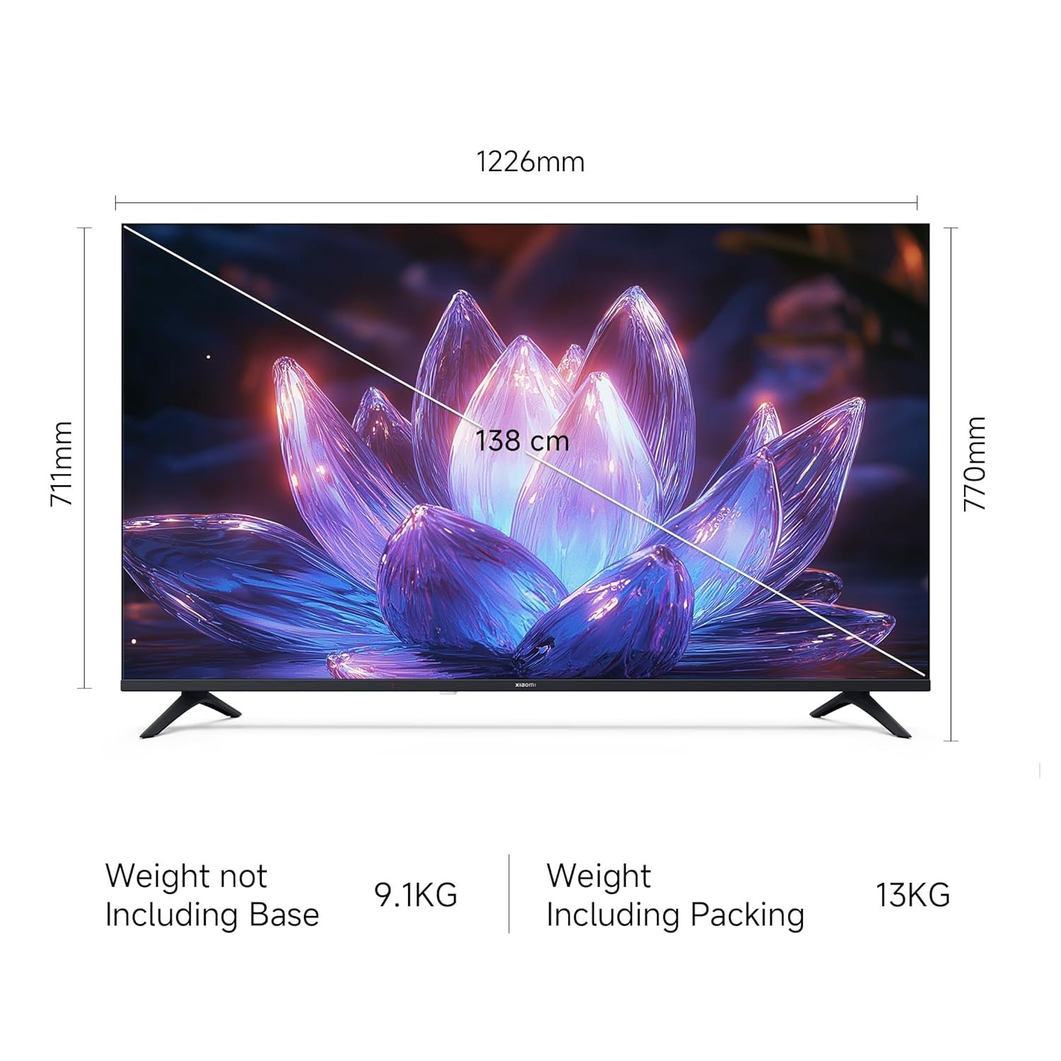 81yjlzacyl. sl1500 Xiaomi 138 cm (55 inch) X Ultra HD 4K Smart Google LED TV L55MB-AIN