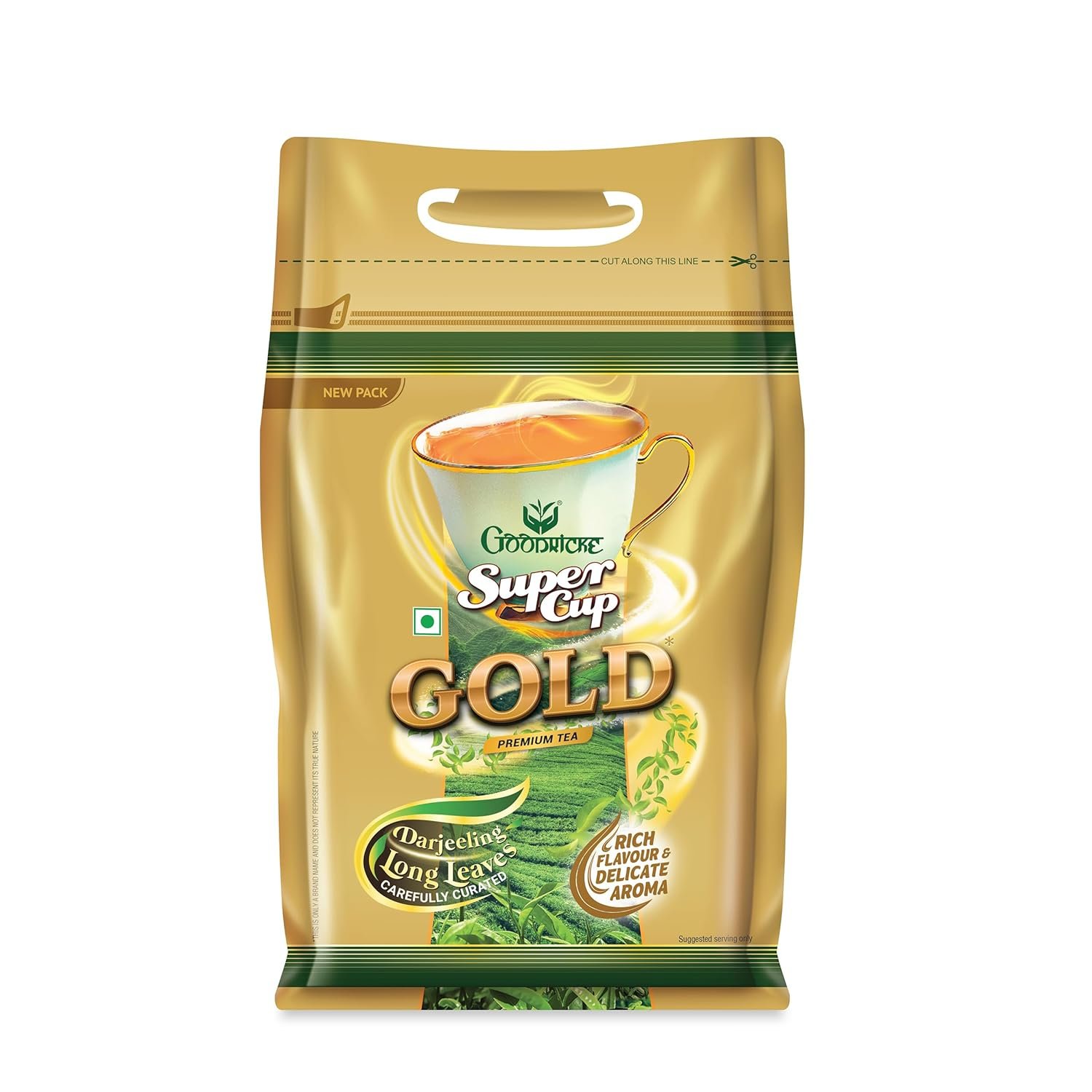 Goodricke SuperCup Gold - 1 kg | Darjeeling & Assam Tea | Milk Tea with Rich Taste and Irresistible Aroma | Flavour of Darjeeling Chai | Natural Loose Leaves CTC Chai Goodricke SuperCup Gold - 1 kg | Darjeeling & Assam Tea | Milk Tea with Rich Taste and Irresistible Aroma | Flavour of Darjeeling Chai | Natural Loose Leaves CTC Chai