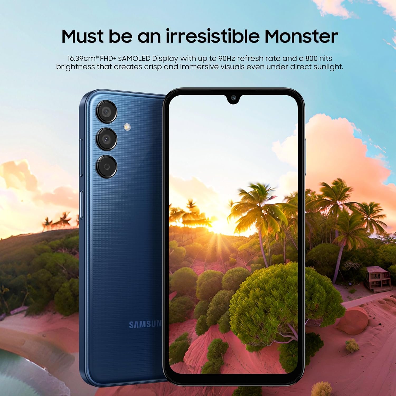 81rxjghteql. sl1500 Samsung Galaxy M15 5G (Celestial Blue,6GB RAM,128GB Storage)| 50MP Triple Cam| 6000mAh Battery|MediaTek Dimensity 6100+| 4 Gen. OS Upgrade & 5 Year Security Update|Super AMOLED Display|Without Charger