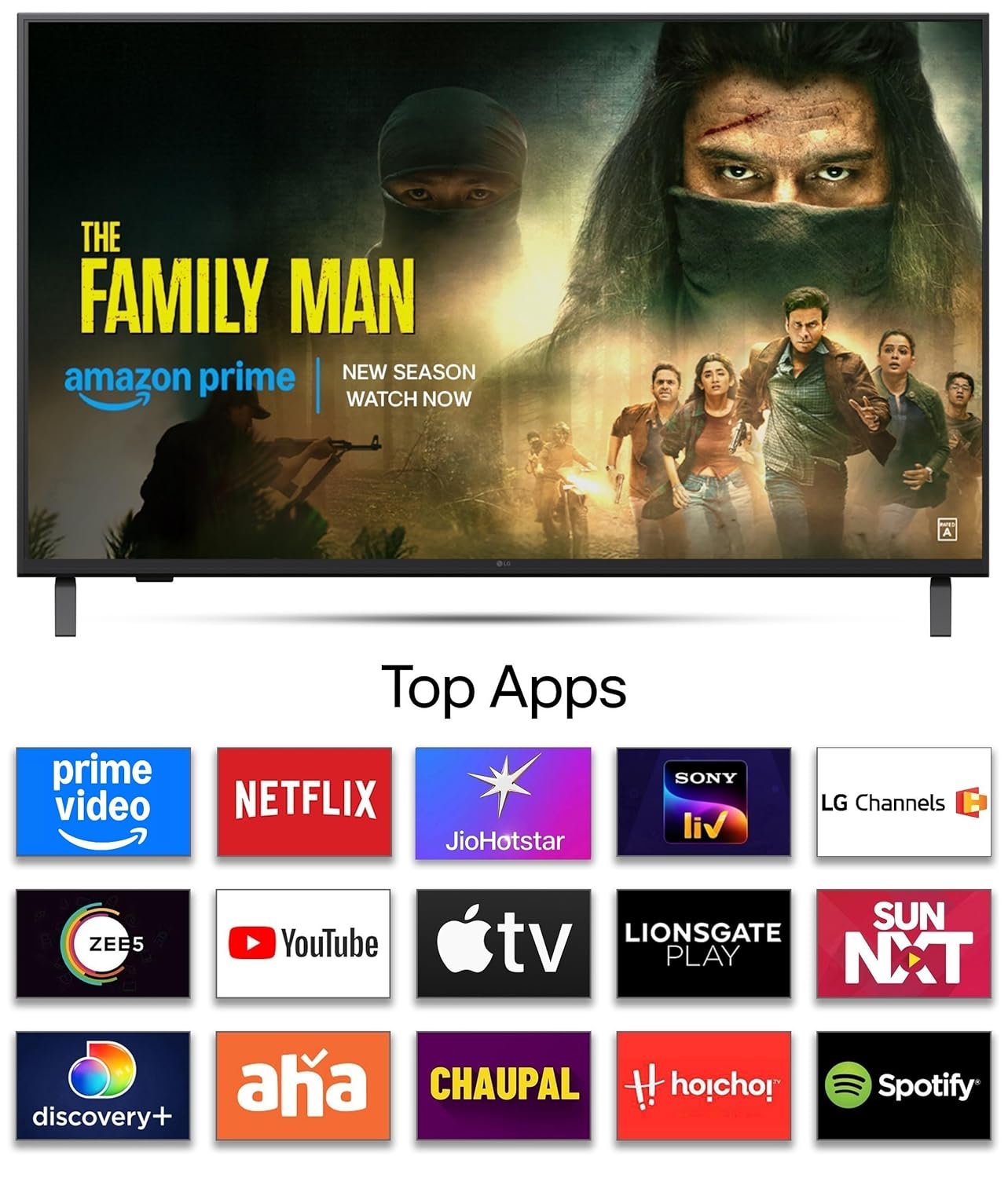 81wcuqtuwhl. sl1500 LG 108 cm (43 inches) UA82 Series 4K Ultra HD Smart webOS LED TV 43UA82006LA