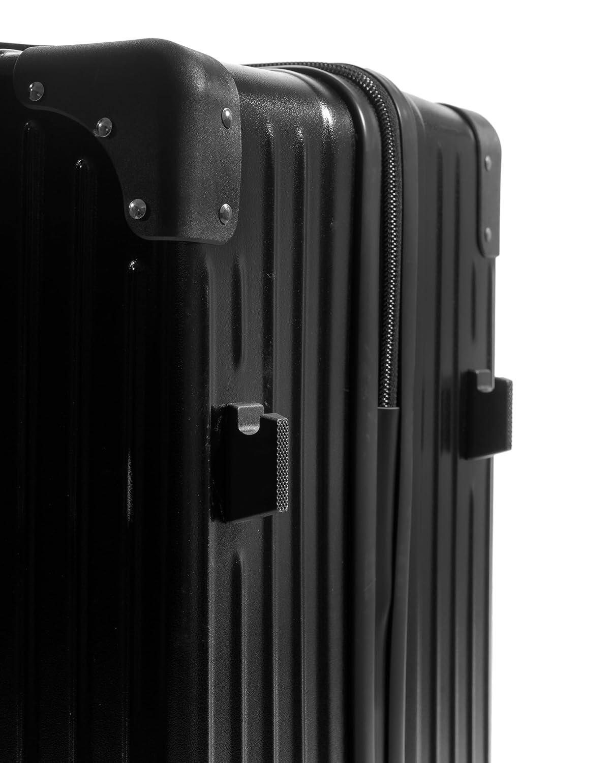 81y7t9oaqvl. sl1500 PYB Turismo – Suitcase Trolley Bag, Detachable Vanity/Makeup/toiletries Bag, Anti-Theft Lock, Anticollision Corners, Noiseless 360° Rotating 8 Wheels (Black, Cabin 20 inch)