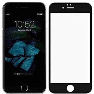 BOXXO Hammer Proof Tempered Glass for Apple iPhone 6 [Full Protection] [Full Edge to Edge Gorilla Coverage] [Shield for your Smart Phone] - Black