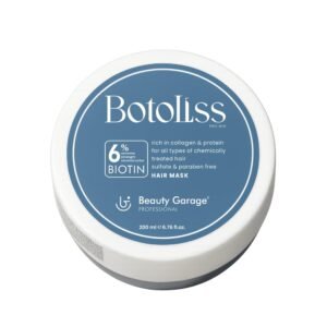 Beauty Garage Botoliss Hair Mask for Damaged Hair | 200 ml Hair Mask for Dry Hair with 6% Biotin, Protein & Collagen | Suitable For Chemicall Treated, Sulfate & Paraben-Free
