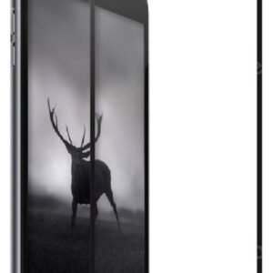 9H+ High Definition [HD] Tempered Glass for Apple iPhone 8 Screen Protection Premium Product [Curved Edges] [Gorilla] - Black