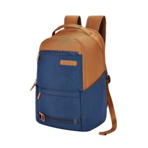 Safari Dart 1 24L College backpack, 2 compartments, 17" laptop compatible, Smart trolley sleeve, Front pocket, college backpack bags for women and men, travel bag, Ideal for Students, Color - Blue