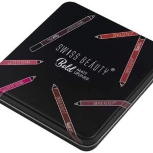 Swiss Beauty Bold Matt Lip Liner | Set of 12 | Long-lasting |Matte Finish | Non-drying, 19.2gm