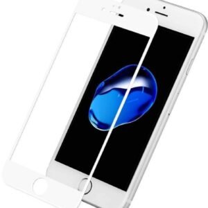 BOXXO Crystal Clear Tempered Glass for Apple iPhone 6S [Anti Scratch] Gorilla [Anti FingerPrint] One Touch Install with Free Cleaing Kit - White