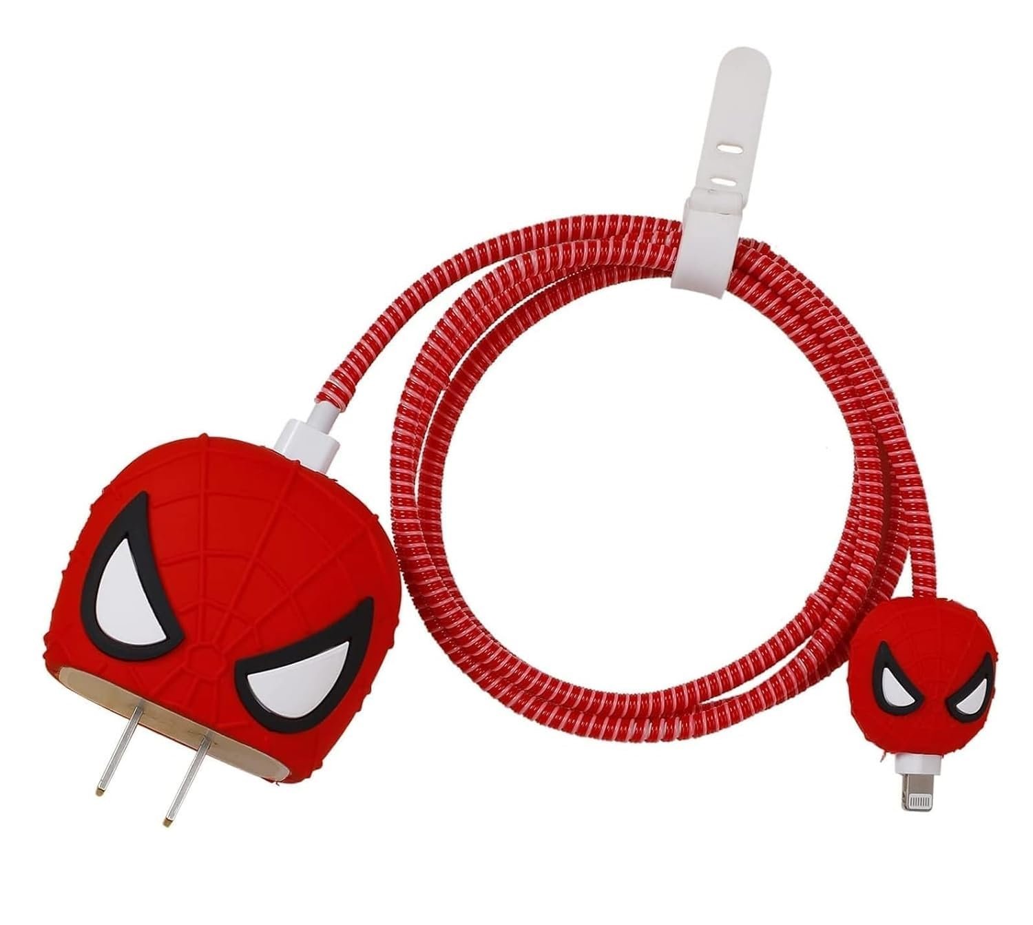 18-20W Apple iPhone Power Adapter and Type C, Protective 3D Cartoon Character Silicone Case Cover, 360 Degree Full Protection (Makda Man) 18-20W Apple iPhone Power Adapter and Type C, Protective 3D Cartoon Character Silicone Case Cover, 360 Degree Full Protection (Makda Man)