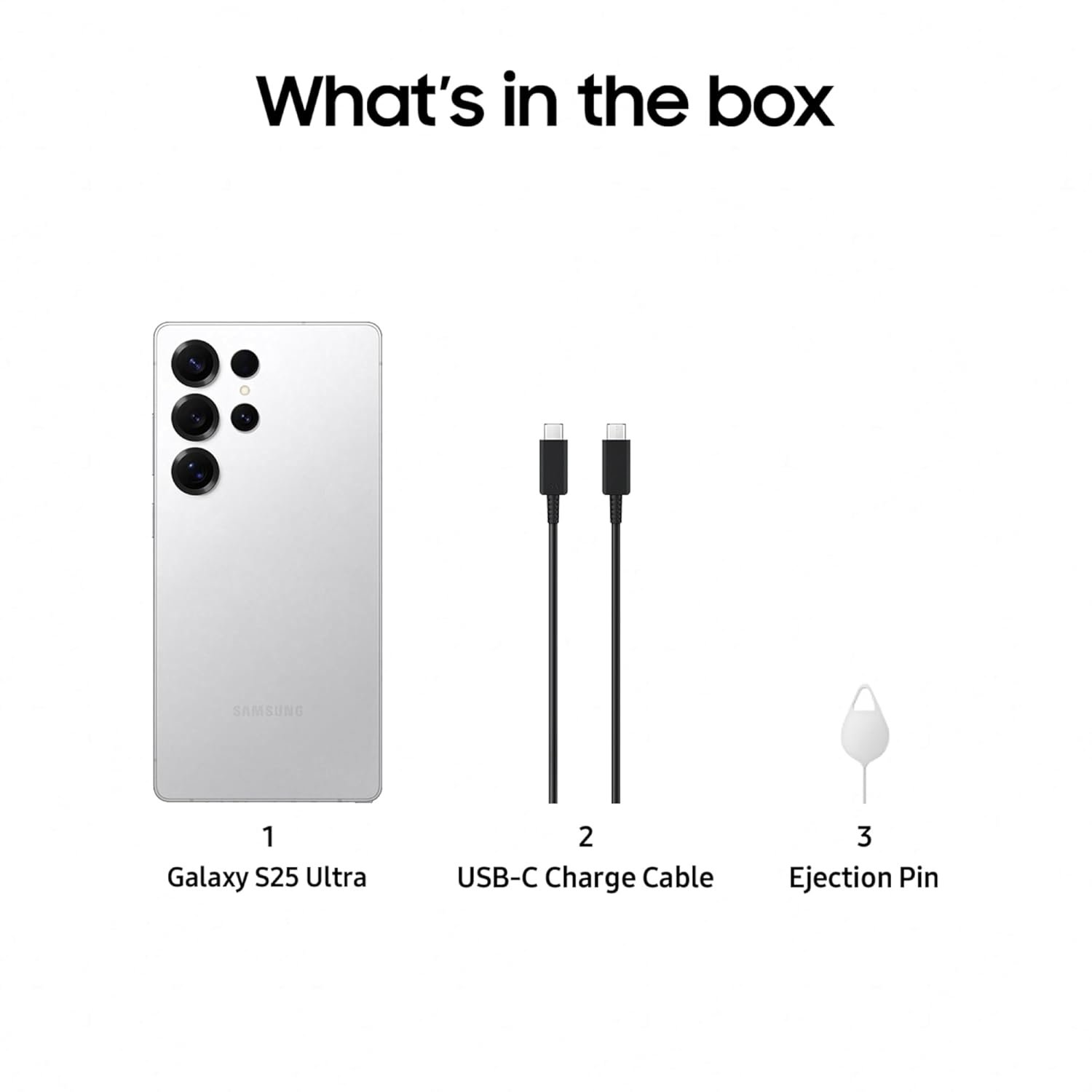 61qge9ugsml. sl1500 Samsung Galaxy S25 Ultra 5G Mobile with Galaxy AI (Titanium Whitesilver, 12GB RAM, 256GB Storage),Titanium Frame,Ultra Gaming with Snapdragon 8 Elite,200MP Camera with ProVisual Engine,5000mAh Battery