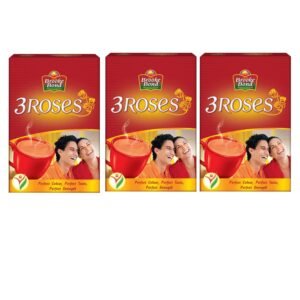 3 Roses Assam Dust Tea, Premium Tea Powder, 100g Pack of 3