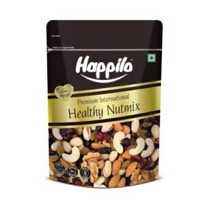 Happilo Premium International Healthy Nutmix 350g | Almonds | Black Raisins| Cashewnuts | Cranberries | Green Raisins | Pistachio Kernels | Walnut Kernels healthy snacking | Dry Fruit | Trail Mix | Mix Nuts | Mix Dry Fruit