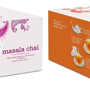 Tetley Masala Tea, 100g (50 Tea Bags) + Tetley Flavour Tea Bags Ginger 50s (100gm)