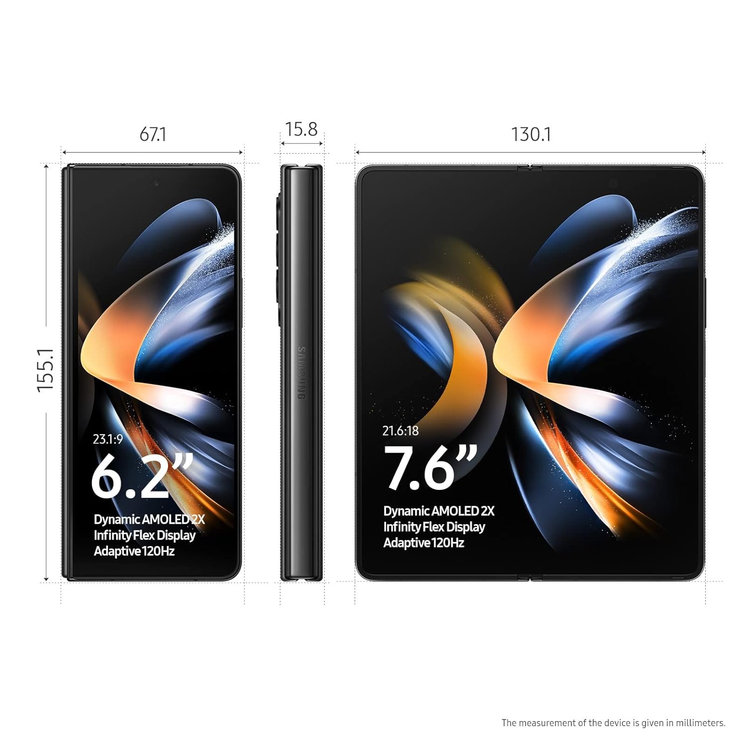 71sftm0qyrl. sl1500 1771208803 3849 Samsung Galaxy Z Fold4 5G (Phantom Black, 12GB RAM, 256GB Storage) with No Cost EMI/Additional Exchange Offers