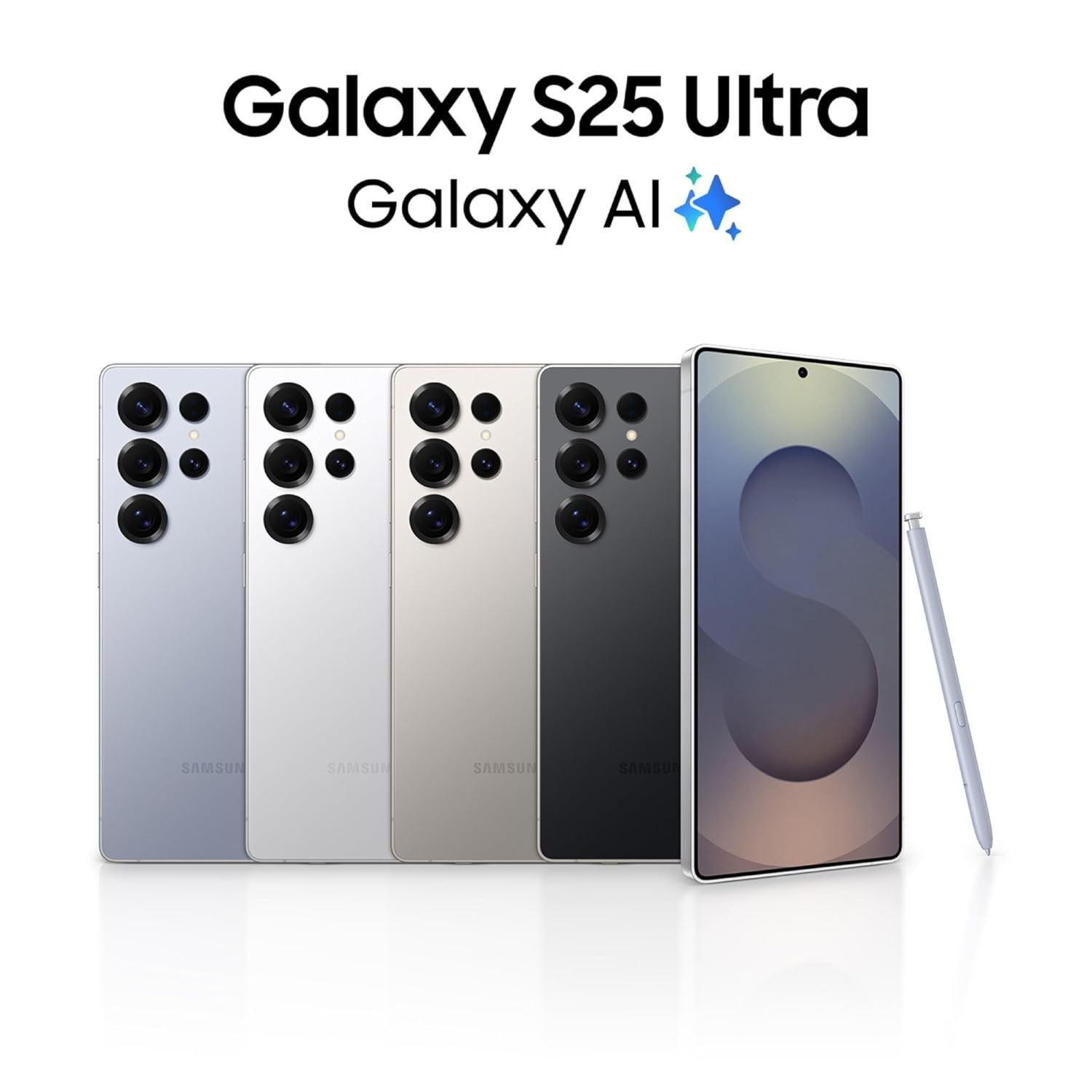 71vnuwoqtxl. sl1500 Samsung Galaxy S25 Ultra 5G Mobile with Galaxy AI (Titanium Whitesilver, 12GB RAM, 256GB Storage),Titanium Frame,Ultra Gaming with Snapdragon 8 Elite,200MP Camera with ProVisual Engine,5000mAh Battery