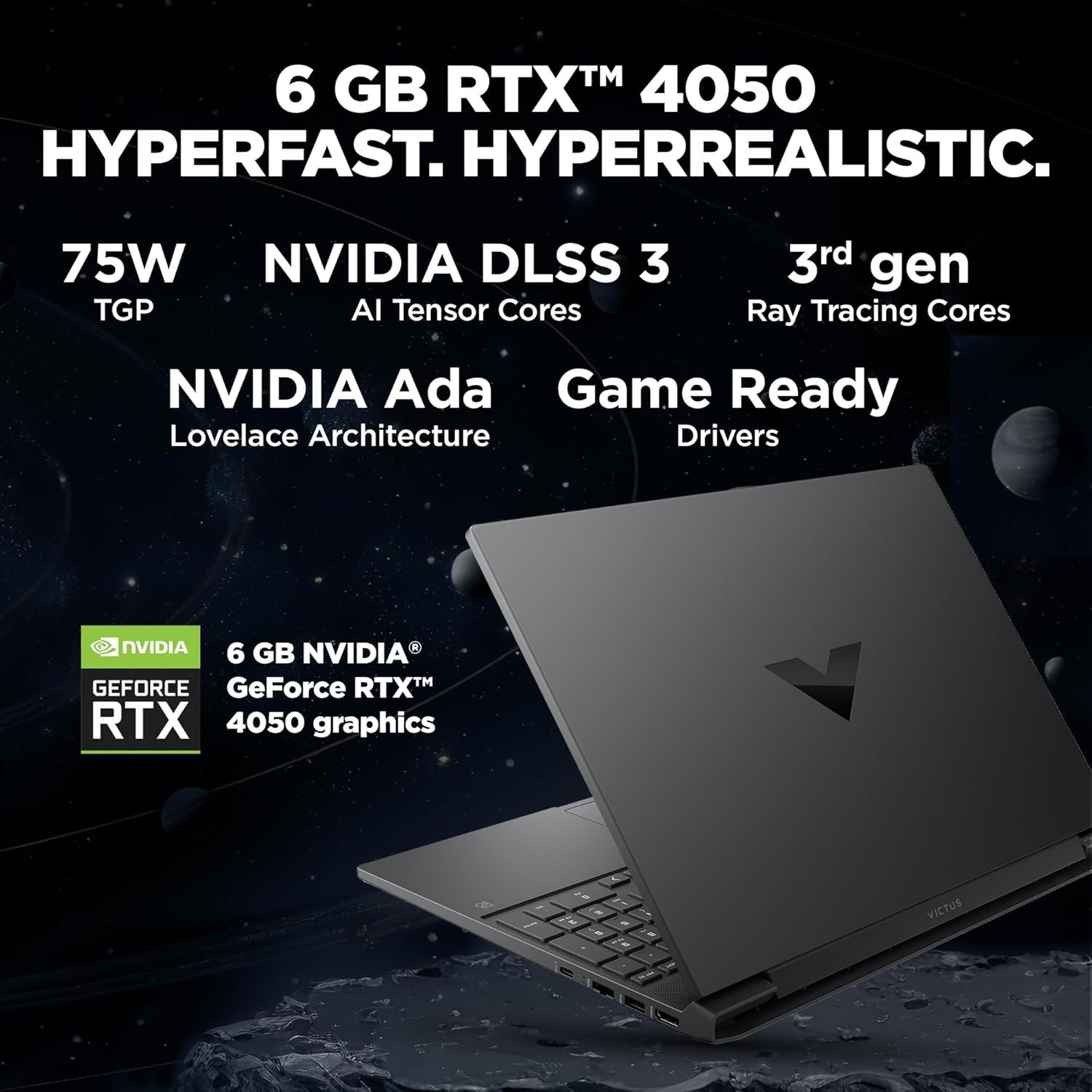 71xqrahwuyl. sl1500 1770318046 5066 HP Victus, 13th Gen Intel Core i5-13420H, RTX 4050-6GB, 16GB DDR4, 512GB SSD, FHD IPS, 15.6/39.6cm, 144Hz, Win11, Office24, Mica Silver, 2.29kg, fa2701TX, 300nits, Backlit Kb, HD Cam, Gaming Laptop