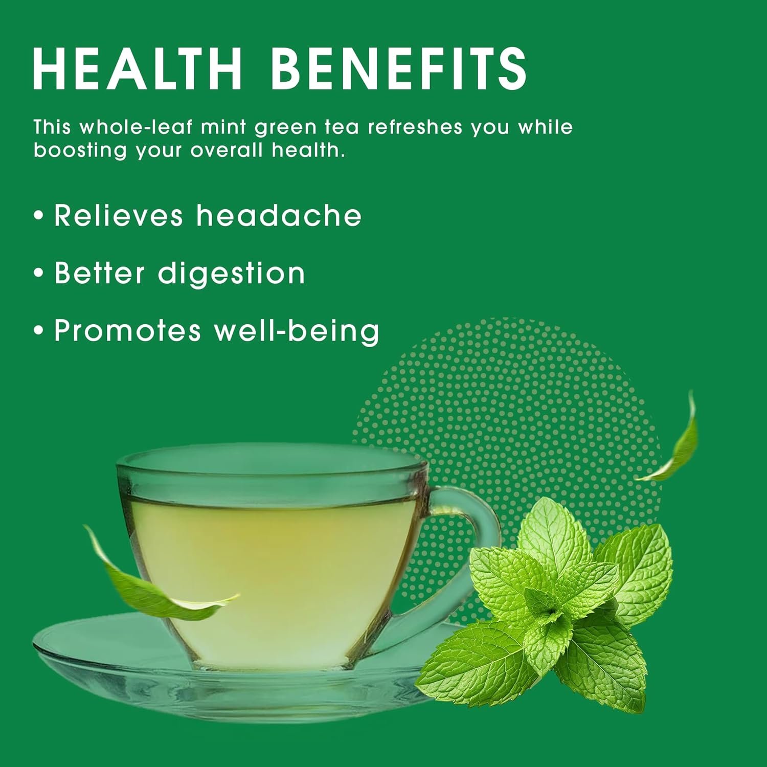 71fbs0tqwrl. sl1500 Teabox Mint Green Tea | 25 Tea Bags with Premium Green Tea & Real Peppermint Leaves | Refreshing, Cooling & Smooth | Low Caffeine | Clean Ingredient Blend