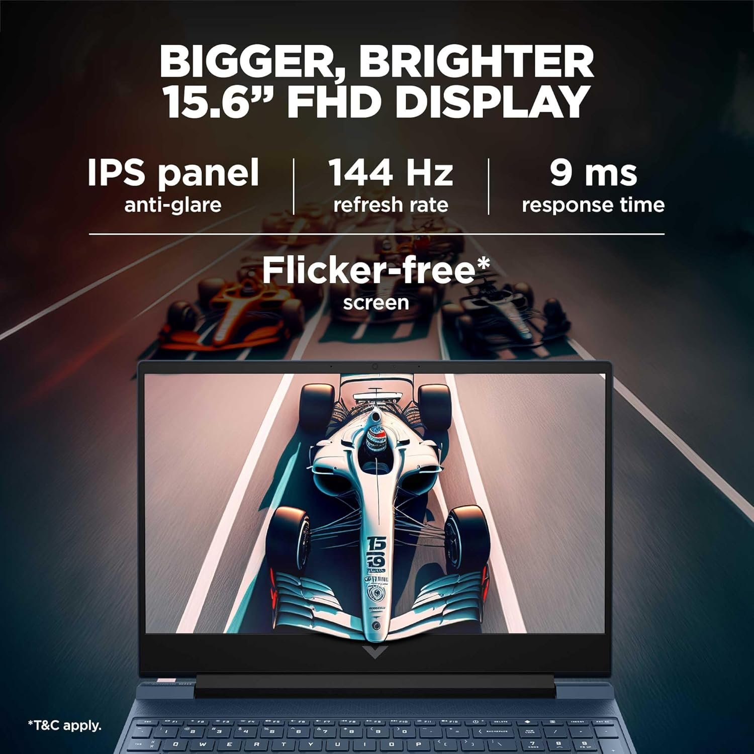 71fqed93mbl. sl1500 HP Victus Gaming Laptop, Intel Core i5-12450H,15.6 inch(39.6cm),Anti-Glare,FHD,16GB RAM DDR4,512GB SSD,4GB RTX 3050 GPU,Win 11,MSO,Blue, 2.37kg,15-fa0333TX