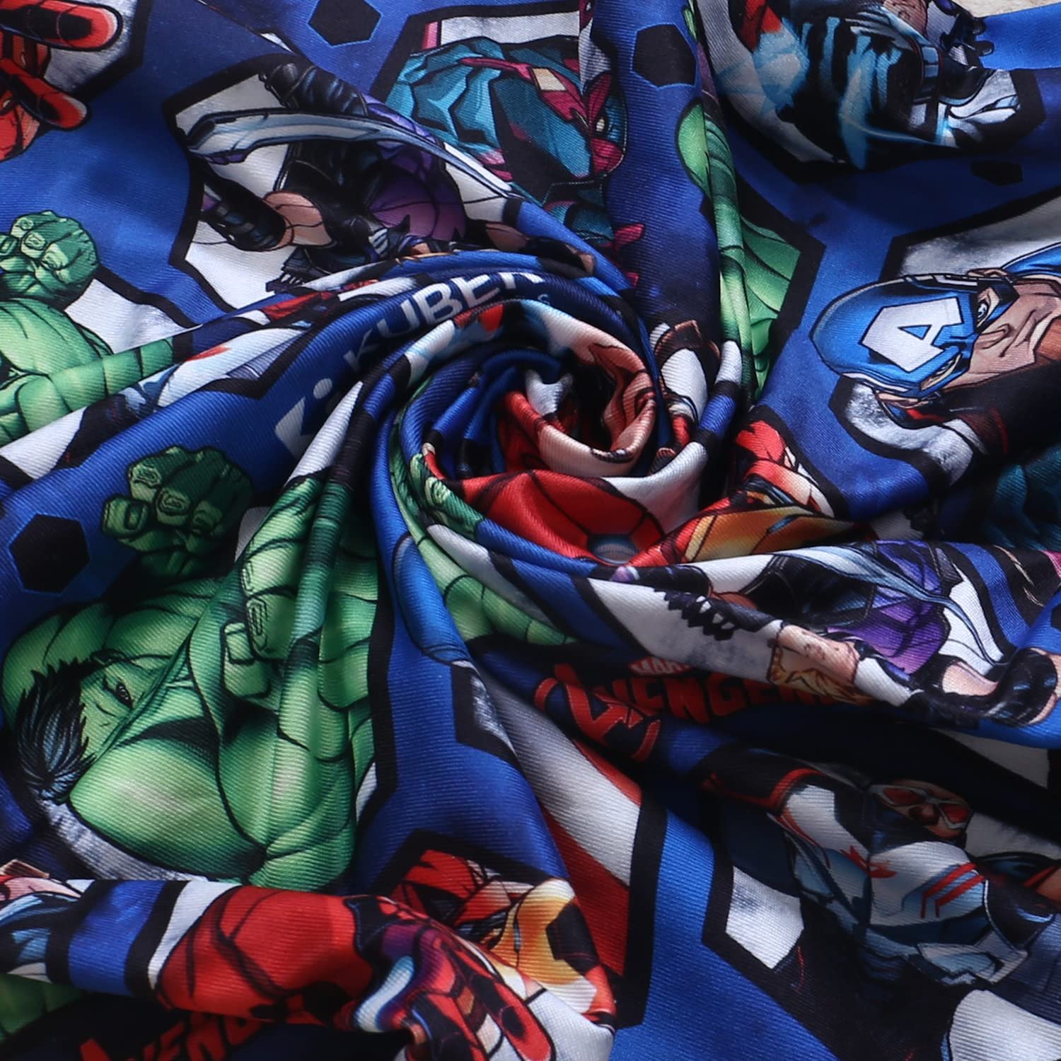 81dtw5mrfnl. sl1500 1771812406 1996 Heart Home Marvel Avengers Luggage Cover | Polyester Travel Suitcase Cover | Washable | Stretchable Suitcase Protector | 18-22 Inch | Small | Blue