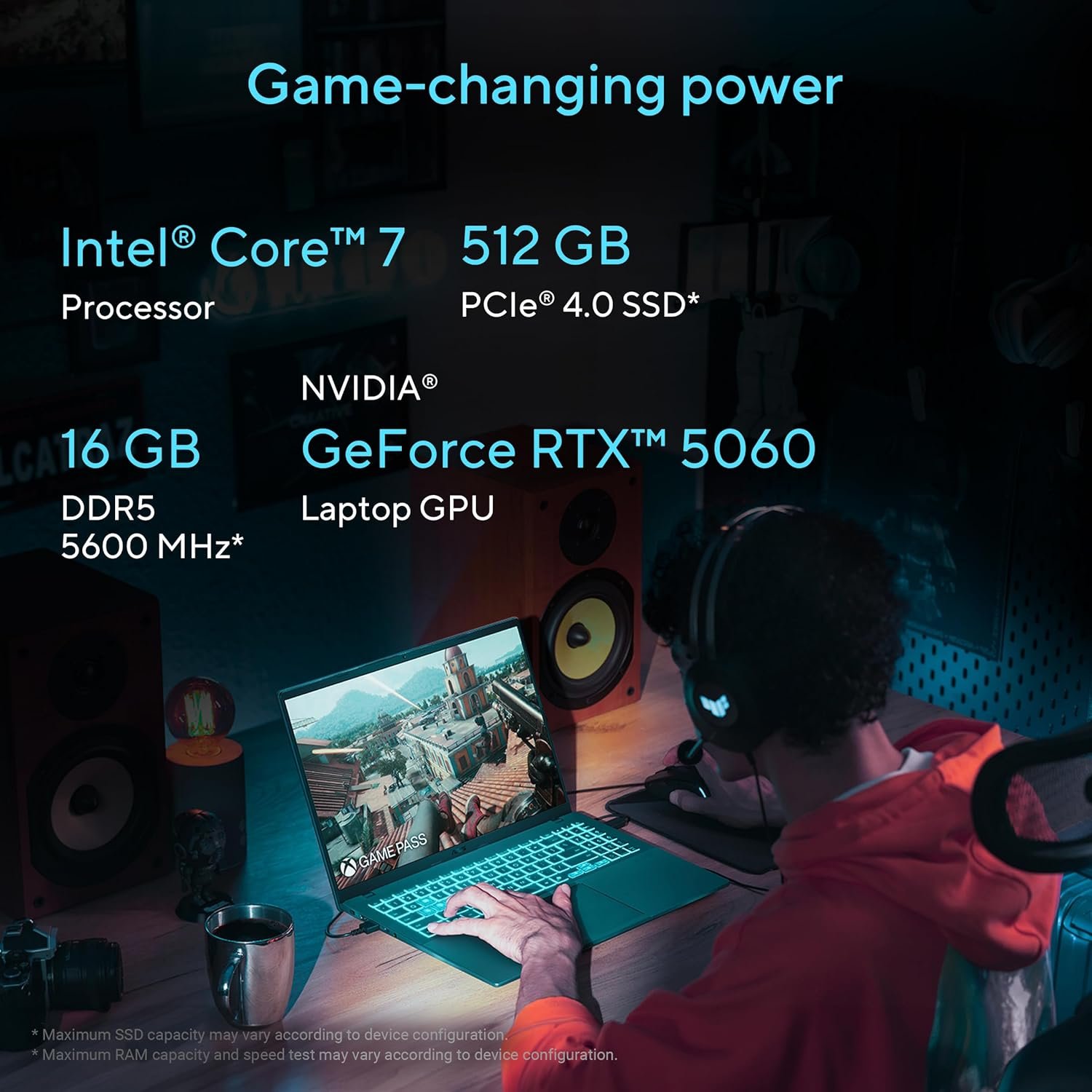 81gjx ujdrl. sl1500 ASUS Gaming V16, Intel Core 7 240H Gaming Laptop(RTX 5060-8GB/16GB RAM/512GB SSD/FHD+/16/144Hz/Backlit Keyboard/Windows 11/M365 Basic (1Year)*/Office Home 2024/Matte Black/1.95 Kg) V3607VM-RP057WS