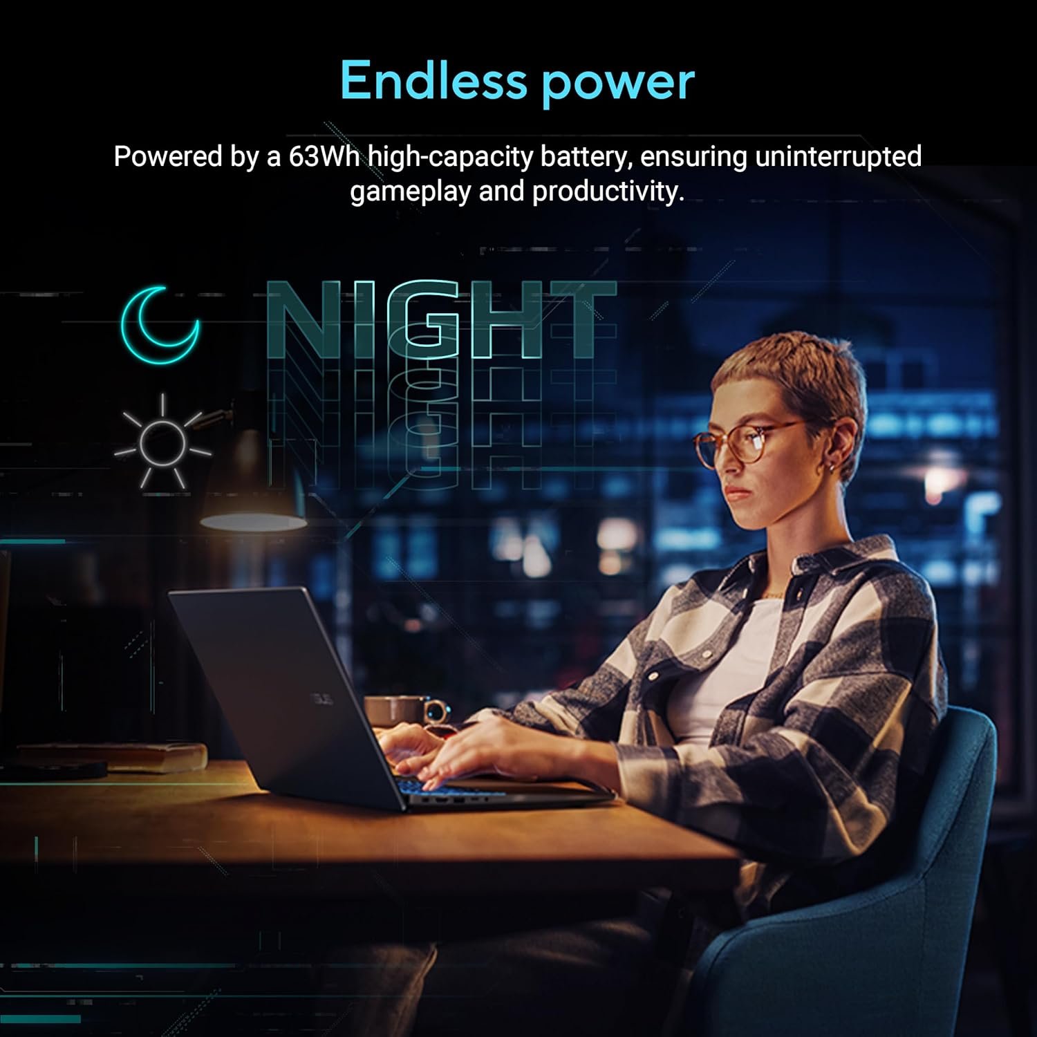 81gantrdpgl. sl1500 ASUS Gaming V16, Intel Core 7 240H Gaming Laptop(RTX 5060-8GB/16GB RAM/512GB SSD/FHD+/16/144Hz/Backlit Keyboard/Windows 11/M365 Basic (1Year)*/Office Home 2024/Matte Black/1.95 Kg) V3607VM-RP057WS