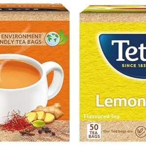 Tetley Flavour Tea Bags Masala 50s (100gm) & Tetley Flavour Tea Bags Lemon 50s (100gm)