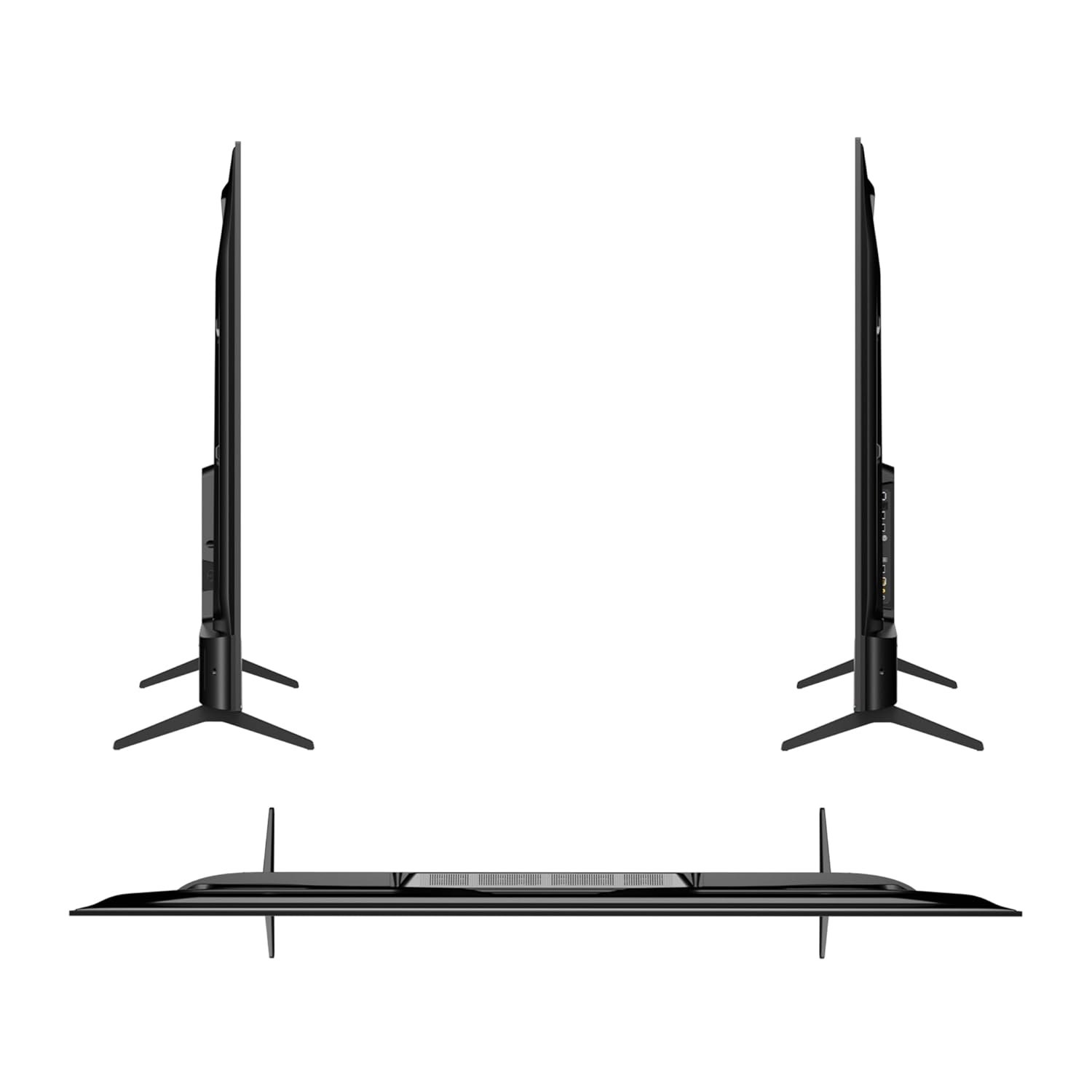 516znz0u9ul. sl1500 TCL 189 cm (75 inches) Metallic Bezel-Less Series 4K Ultra HD Smart LED Google TV 75V6B (Black)