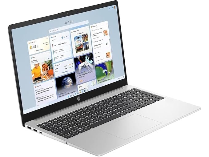 51ahuywqfwl HP 250R G10 Business Laptop 15.6-Inch FHD IPS Display with Intel Core 3-100U Processor, 8GB DDR4 RAM, 512GB NVMe SSD, Intel Graphics, Windows 11, MS Office 2024, Copilot Key, Turbo Silver
