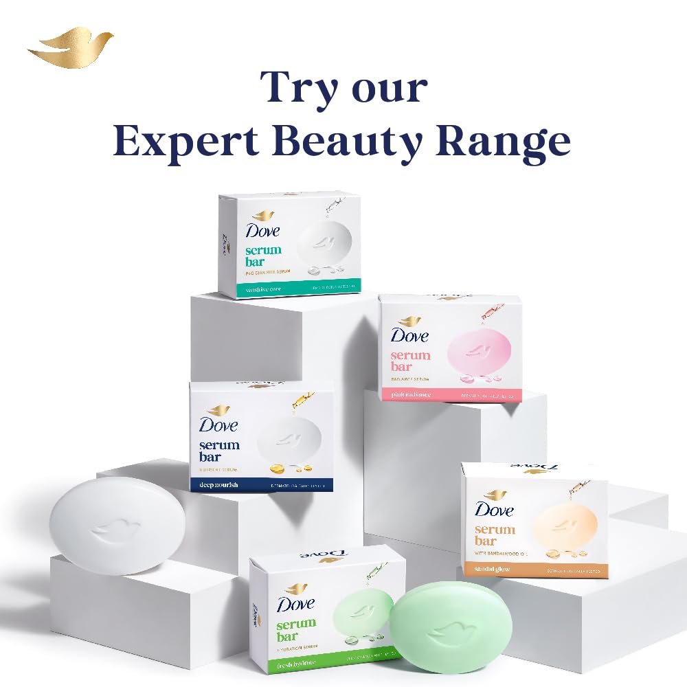 51ra pzuctl. sl1000 Dove Serum Bar | with Nutrient Serum | Deep Nourish | 625g (125g x 5)