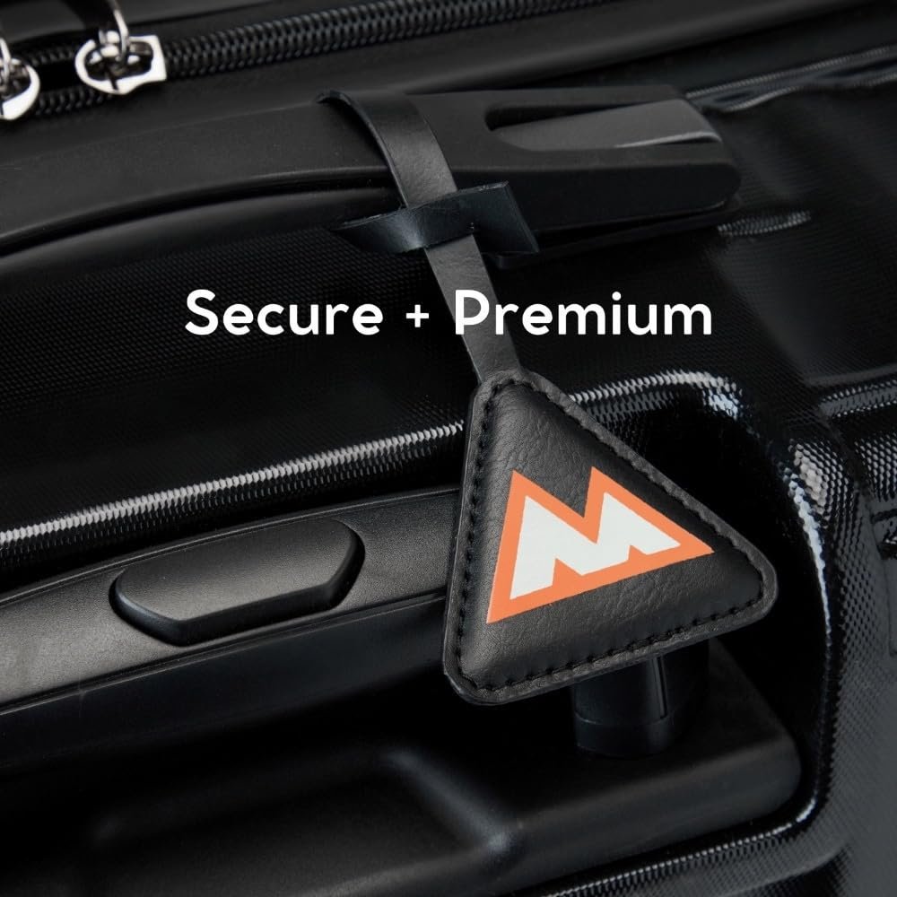 61esukcry6l. sl1000 MOVE-MEANT ROAMIFY Medium Cabin Suitcase 66 CM 8 Wheels Number Lock Poly Carbonate Black Trolley Bag for Men & Women | 360 Degree Wheeling System Luggage | Trolley Bags for Travel