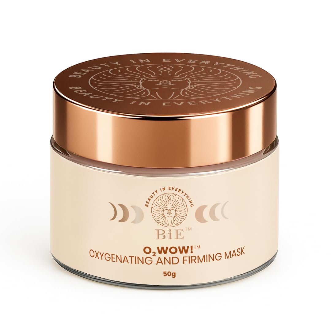 BiE O2WOW Oxygenating & Firming Face Mask | Detan, Pigmentation & Dark Spot Care | Instant Tan Removal | Acai Berry, Ginseng Stem Cells & Vital Oxygen | All Skin Types | 50gm BiE O2WOW Oxygenating & Firming Face Mask | Detan, Pigmentation & Dark Spot Care | Instant Tan Removal | Acai Berry, Ginseng Stem Cells & Vital Oxygen | All Skin Types | 50gm