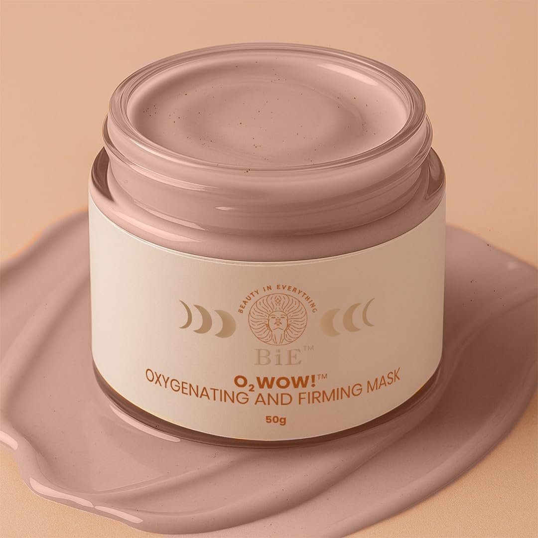 61lccdyyqyl. sl1080 1774859071 9176 BiE O2WOW Oxygenating & Firming Face Mask | Detan, Pigmentation & Dark Spot Care | Instant Tan Removal | Acai Berry, Ginseng Stem Cells & Vital Oxygen | All Skin Types | 50gm