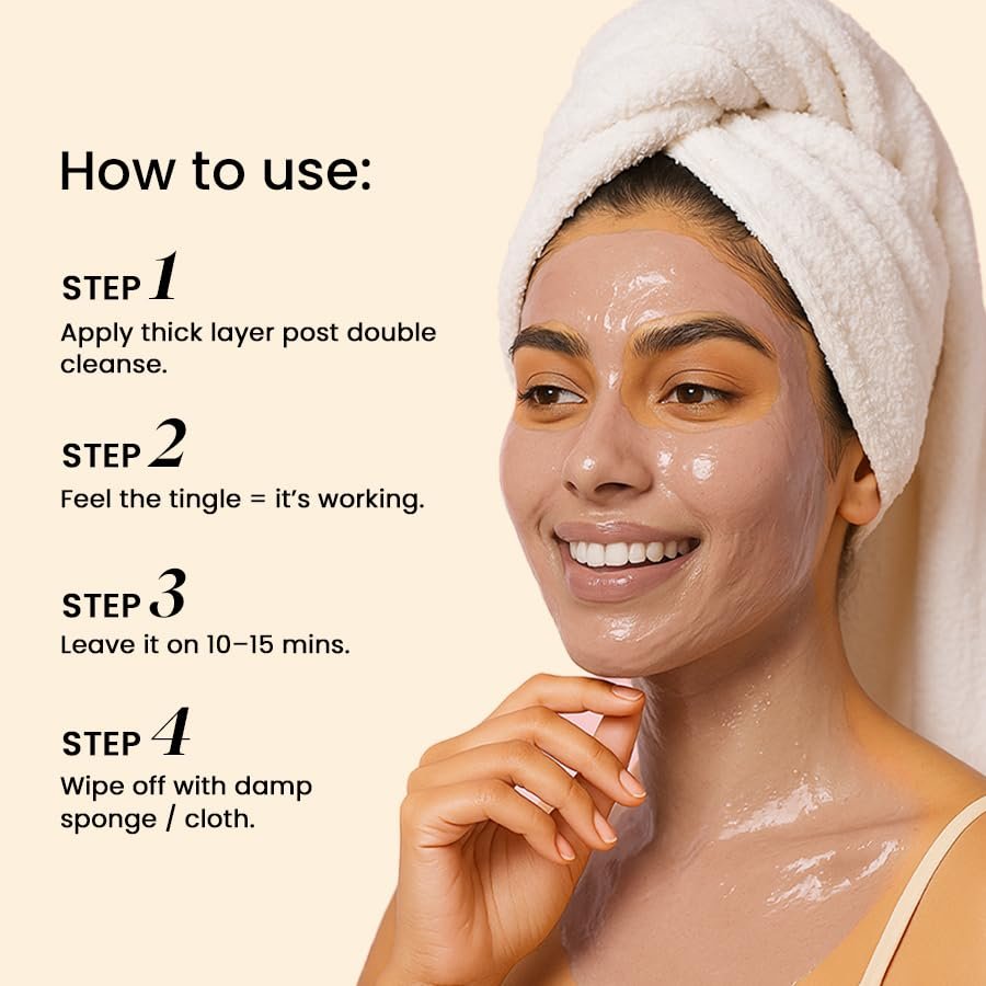 61nh9cz5hwl BiE O2WOW Oxygenating & Firming Face Mask | Detan, Pigmentation & Dark Spot Care | Instant Tan Removal | Acai Berry, Ginseng Stem Cells & Vital Oxygen | All Skin Types | 50gm