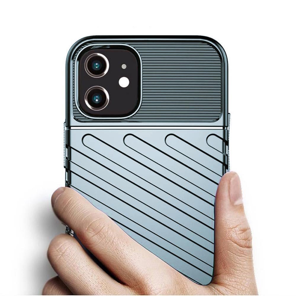 61upxak57dl. sl1000 amazon basics Shockproof Mobile Cover for Apple iPhone 12 Mini (360 Degree Protection | Protective Design | Anti-Scratch Tough Slim TPU Case), Green